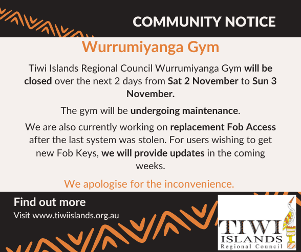 UPDATE - Wurrumiyanga Gym