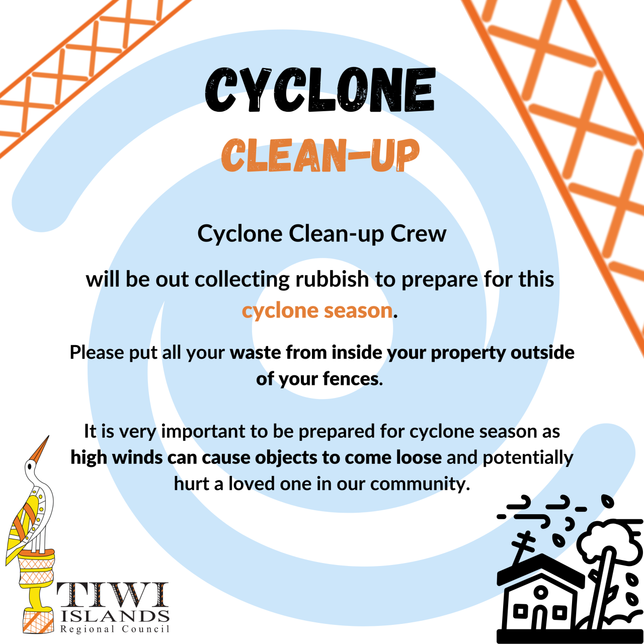 Cyclone Clean Up Commencing