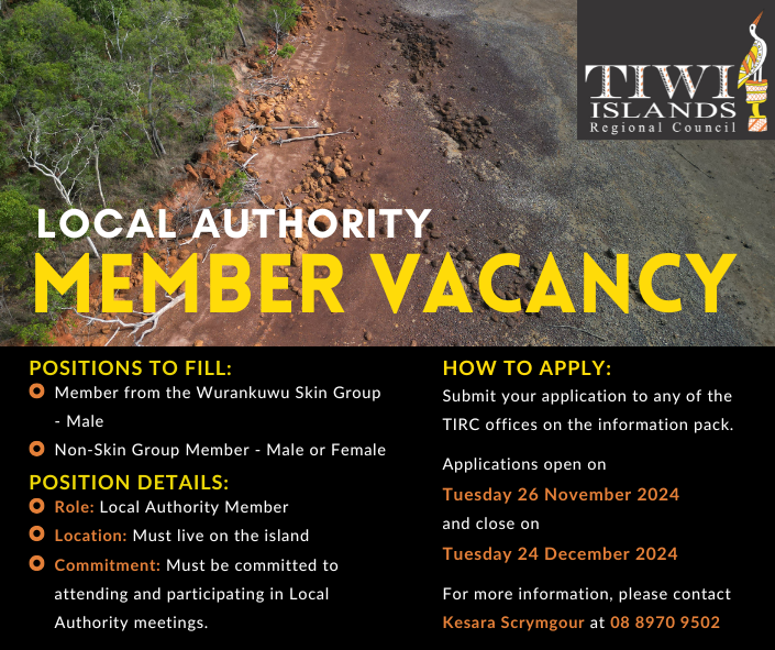 Vacancy Announcement: Local Authority Members