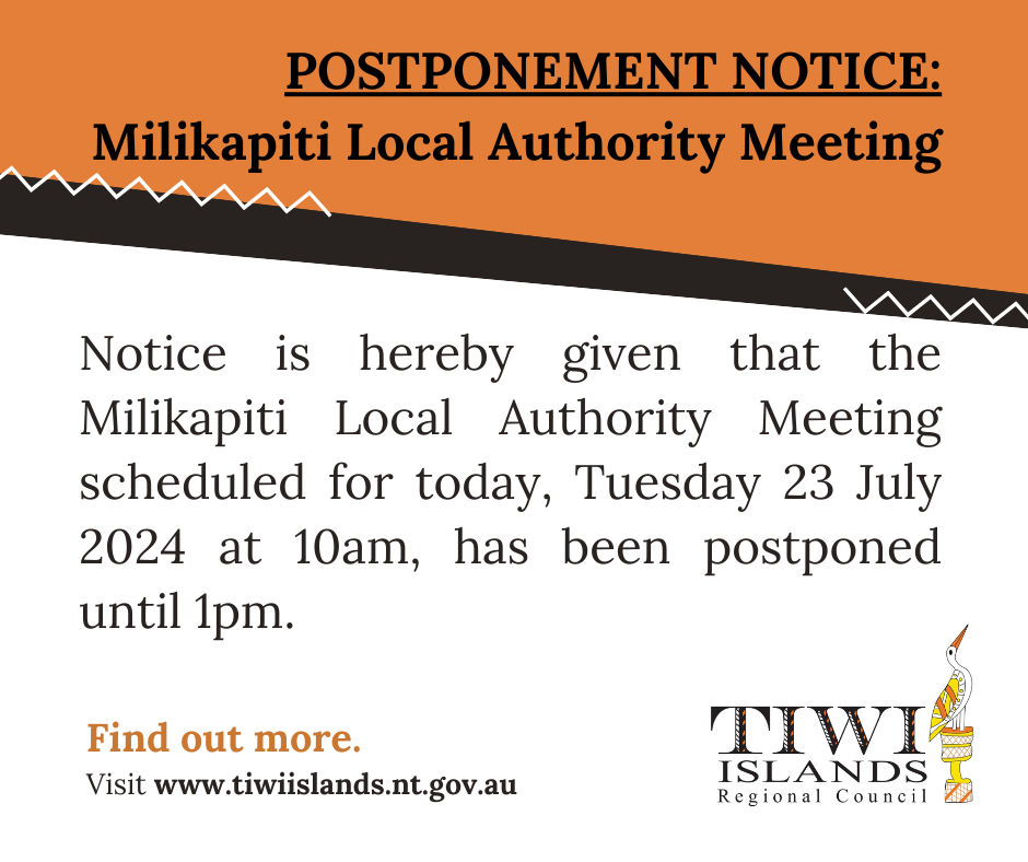 Postponement Notice: MLA