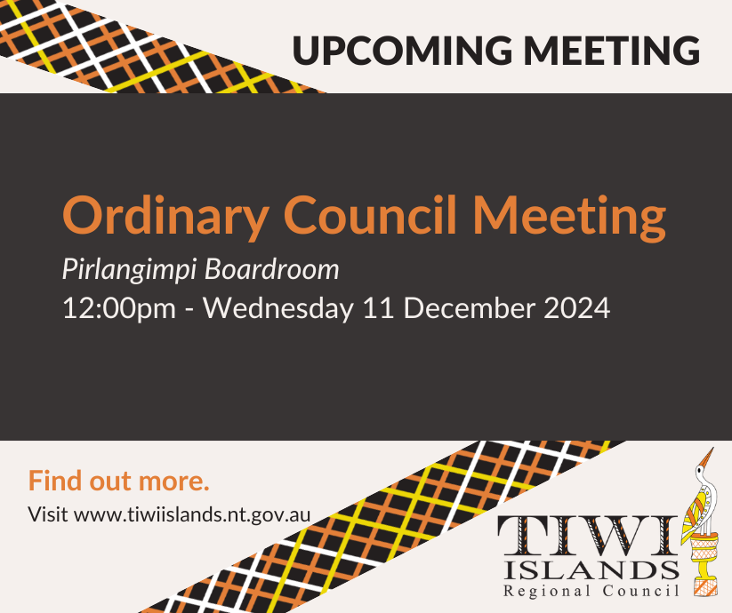 Pirlangimpi Ordinary Council Meeting - Meeting Time Change