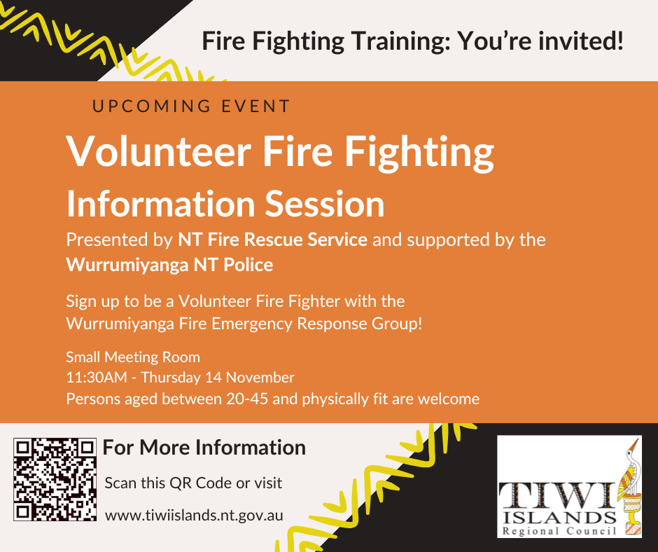 Wurrumiyanga Fire Fighting Training Session