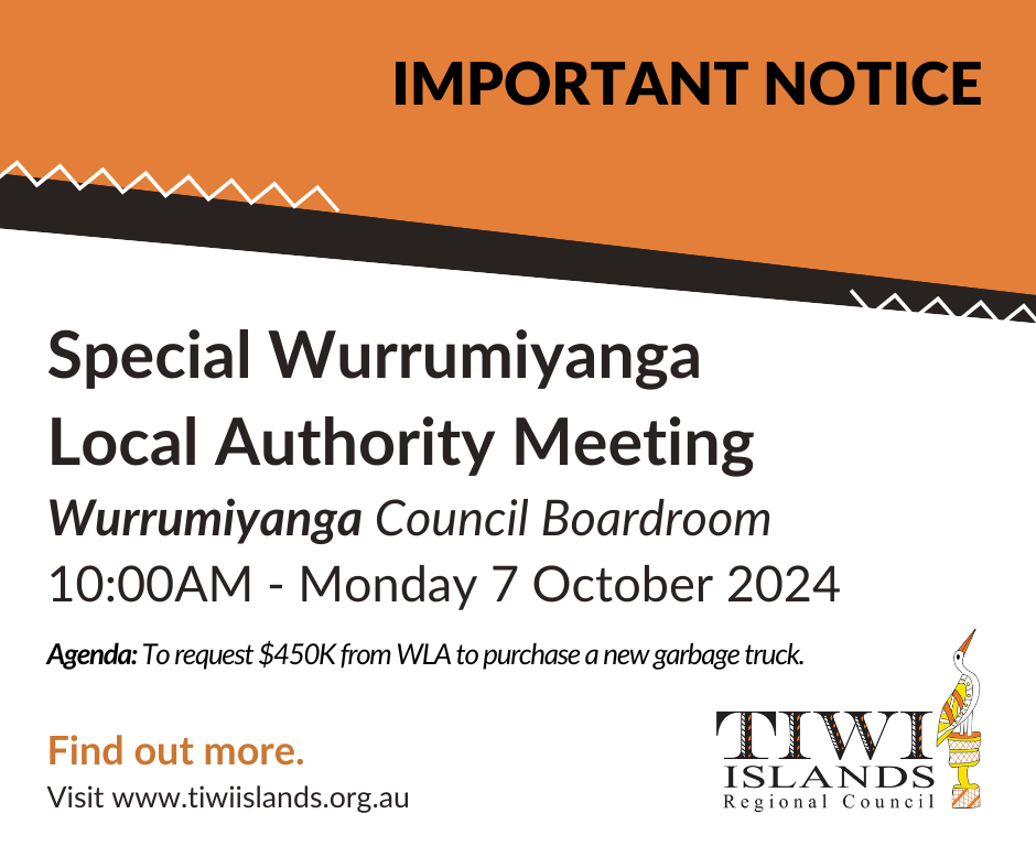 Special Wurrumiyanga Local Authority Meeting